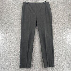 Talbots Pants Womens 8 Petite Gray Stretch Pockets Everyday Office Career Work